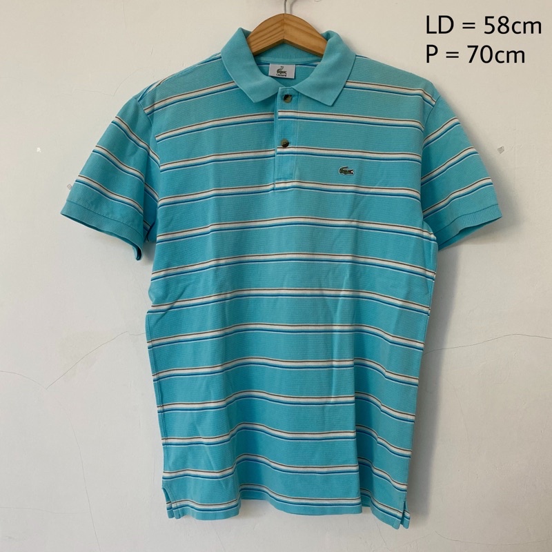 [PRELOVED] Kaos Polo Shirt Lacoste Stripe