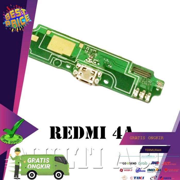 SPAREPART HP FLEXIBEL BOARD PAPAN XIAOMI REDMI 4A KONEKTOR CAS CHARGER MIC BOLEH RESELLER