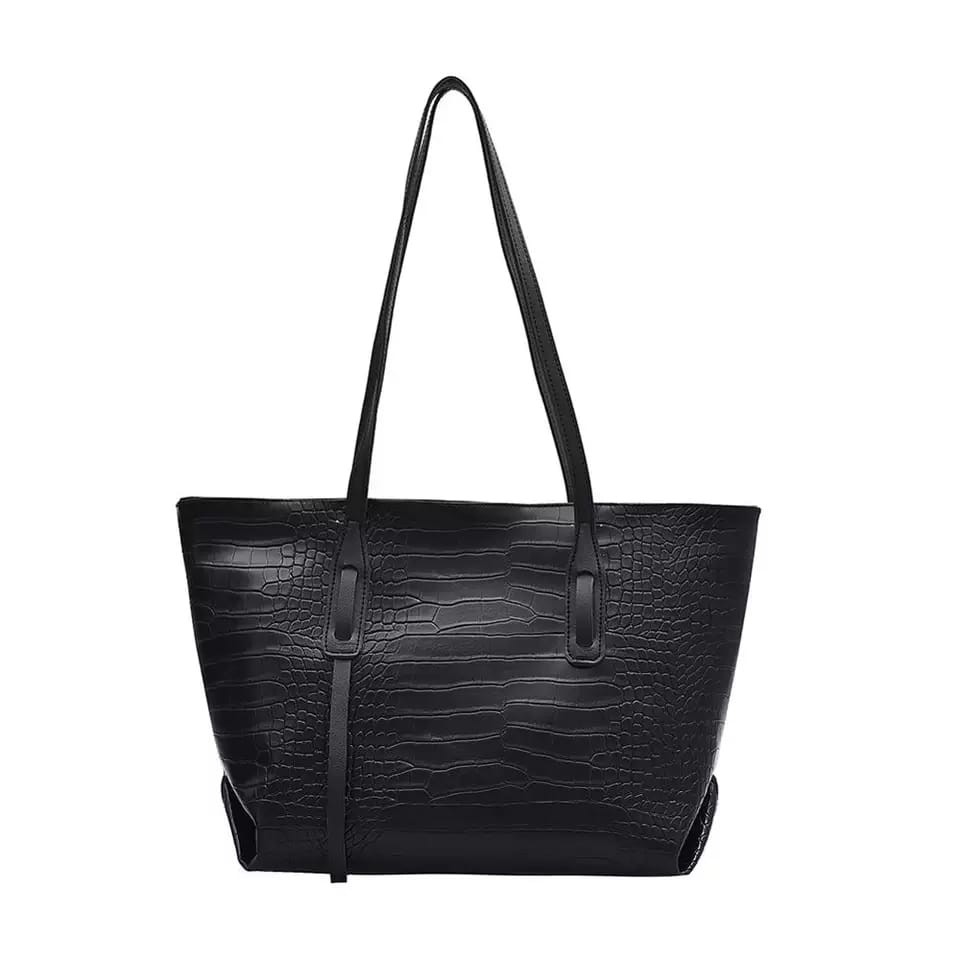 Zalfa Croco Totebag-Totebag Motif Croco