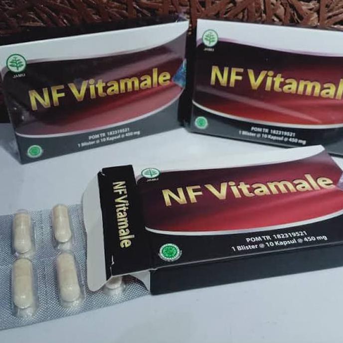 ♛ JAMINAN MURAH OBAT HERBAL♛ NF VITAMALE HWI 100% ORIGINAL (10 KAPSUL) KORTING