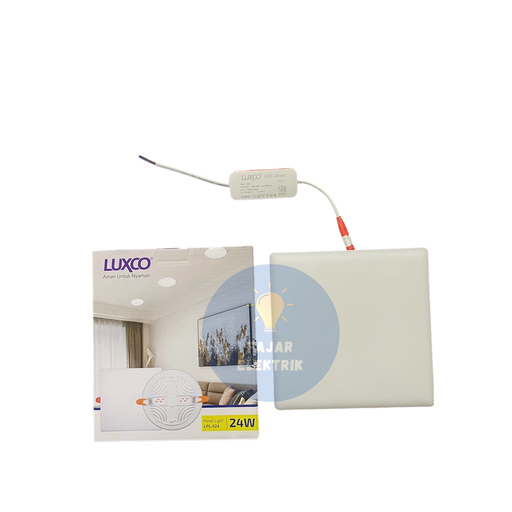 DOWNLIGHT LED PANEL INBOW KOTAK PESRSEGI 9W 18W 24W 36W PUTIH KUNING