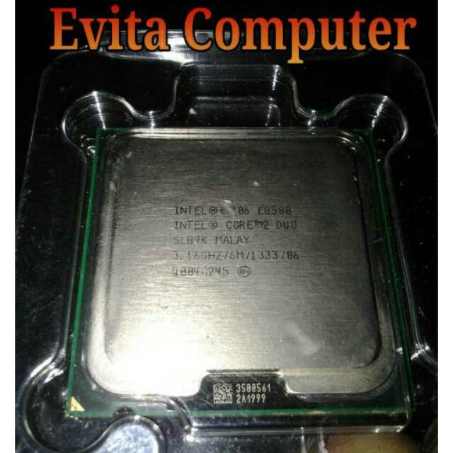 Prosesor LGA 775 Intel Core 2 Duo E8500 3.1 Ghz