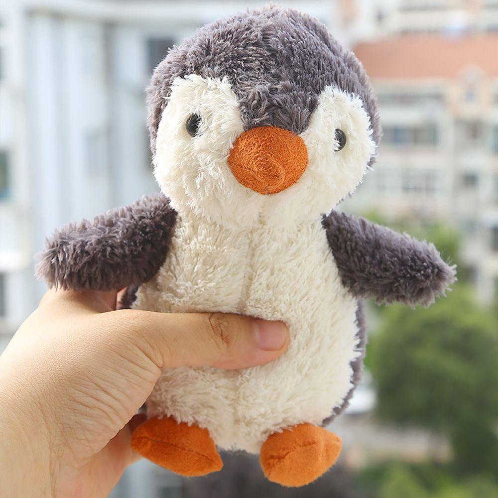 Quinton Pinguin Mainan Mewah Berbulu Hadiah Ulang Tahun Indah Lembut Mainan Boneka Pinguin Dekorasi Rumah Menenangkan Boneka Hadiah Anak Boneka Hewan