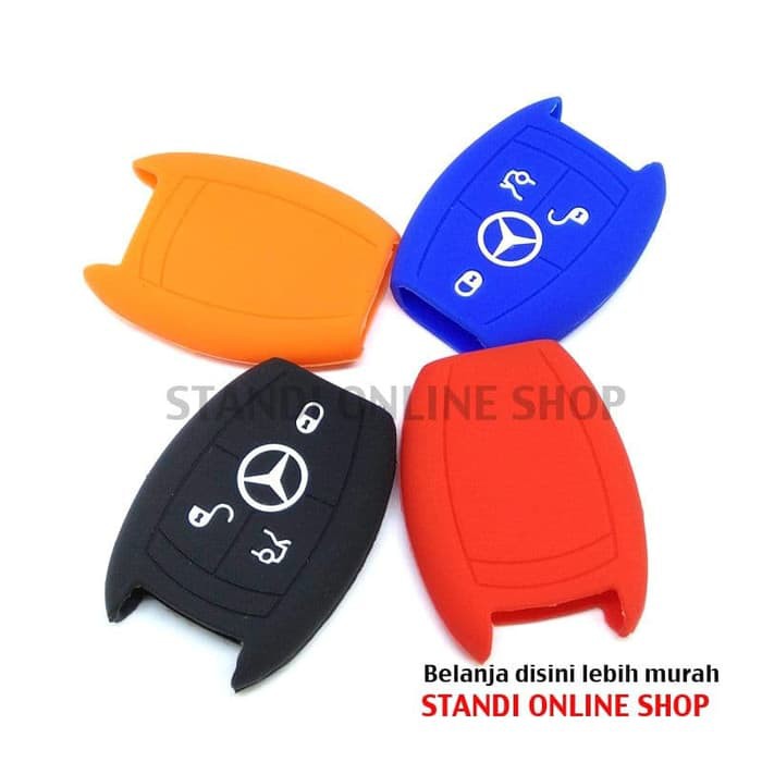 Kondom Kunci Silikon Remote Cover Smartkey Mercedes Benz A E S C Class