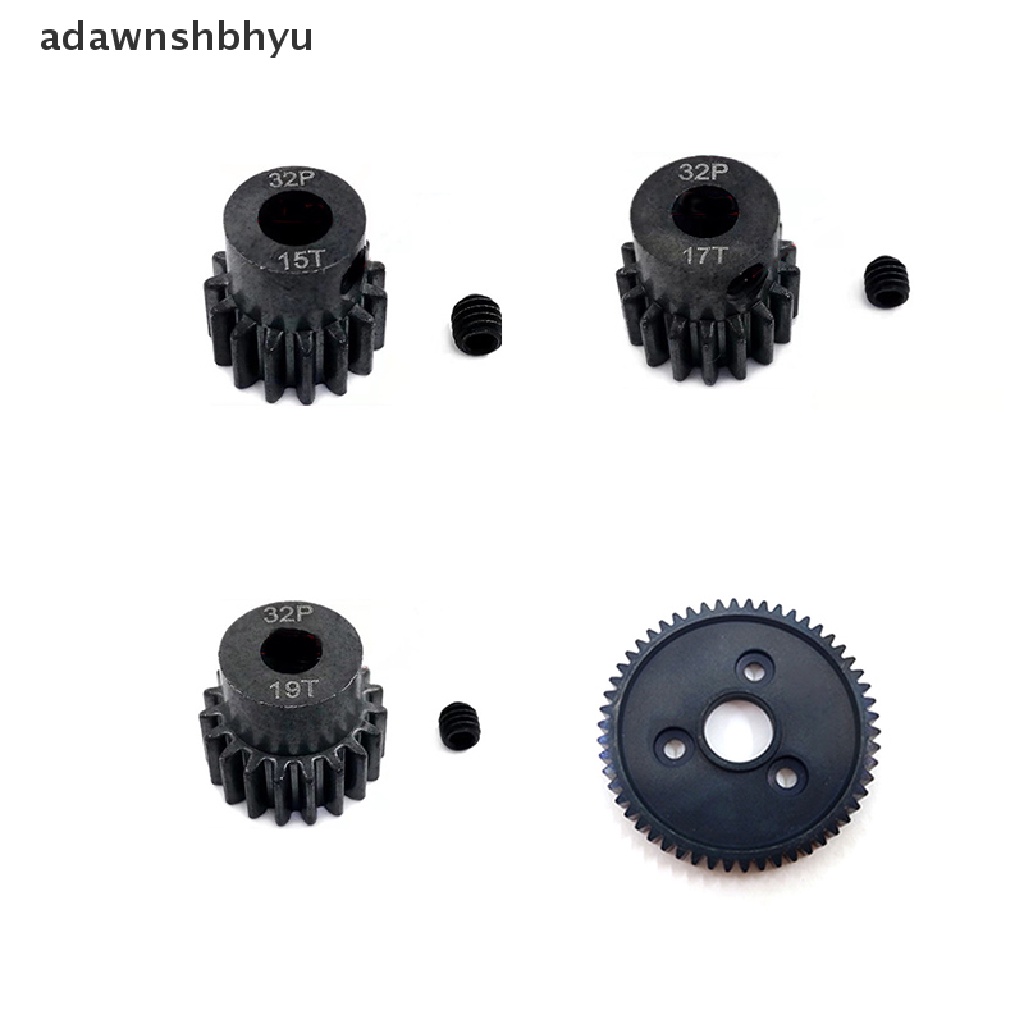 Adawnshbhyu Steel Metal Taji Gear 54T 15T 17T 19T Motor Gears Untuk Traxxas Slash 4x4 E-Revo