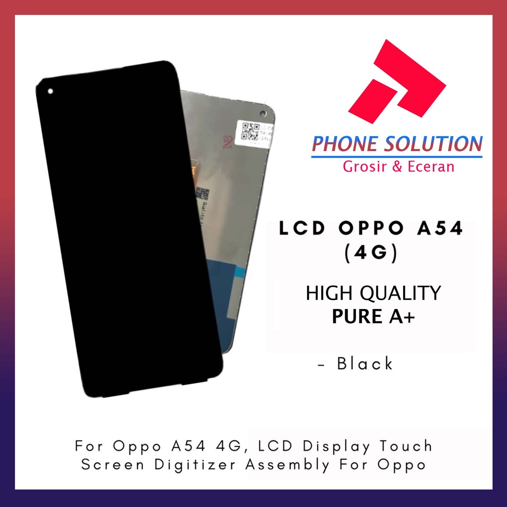 LCD Oppo A54 (4G) Fullset Touchscreen Original 100% // Supplier LCD Oppo - Garansi 1 Bulan