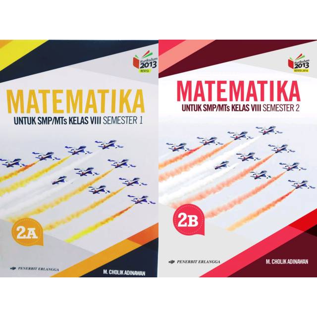 Gambar Buku Matematika Erlangga Kelas 8 2A