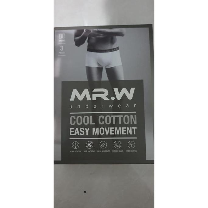 Celana Dalam Pria Boxer MR.W By Wacoal Underwear isi 3pcs WMP73000B