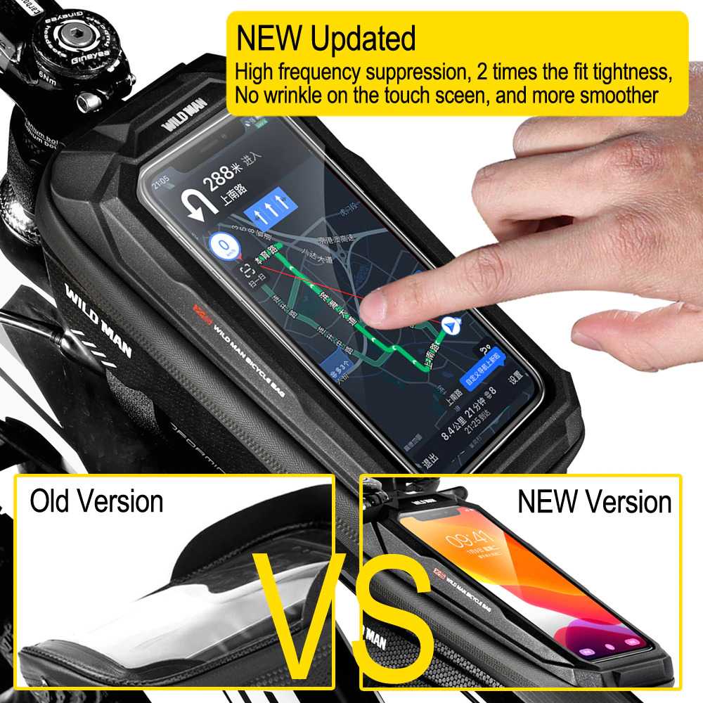 [ORIGINAL] Tas Box Penyimpanan Sepeda Smartphone Case Handlebar Waterproof Bicycle Murah Terbaru Tahan Air Waterproof 1L