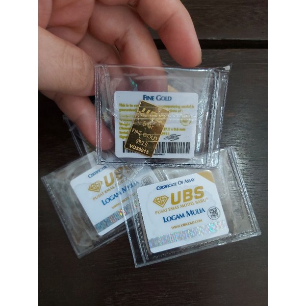 Logam mulia UBS 5gr LM 99.99% SNI