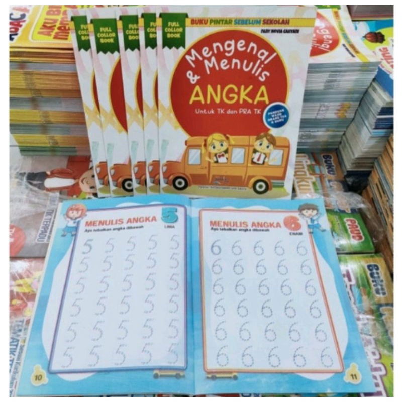 Jual Mengenal Dan Menulis Angka Abjad Untuk Tk Dan Paud Buku Menulis