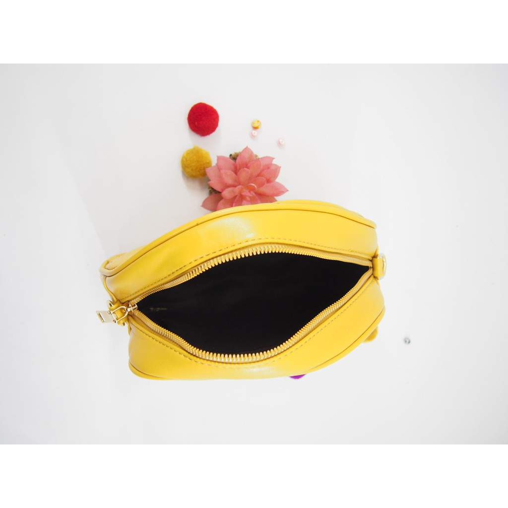 #A102-2 Tas selempang wanita sling bag cewe model baru bahan lembut kenyal