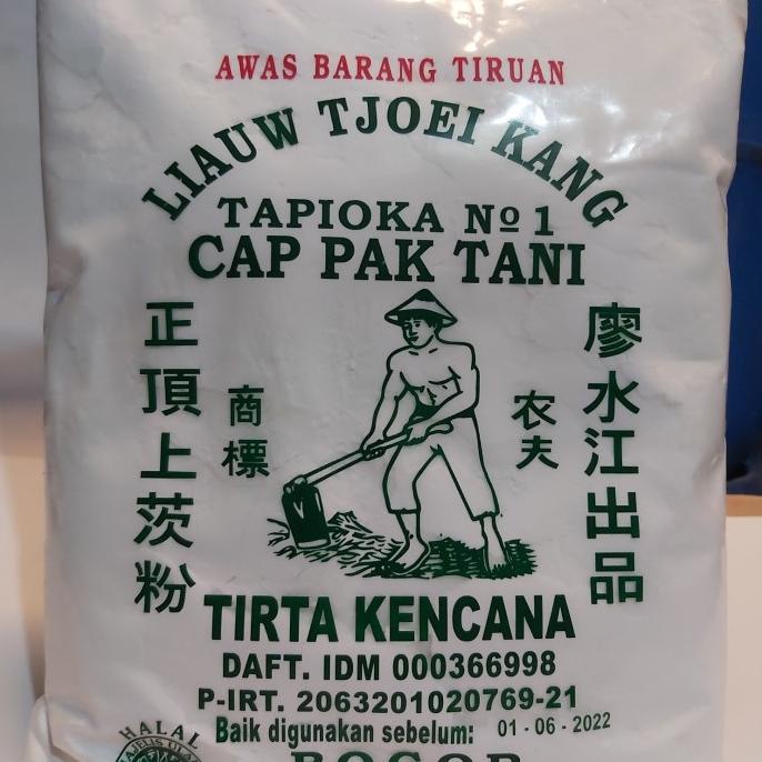 

Sagu LIAUW TJOEI KANG TAPIOKA NO 1 CAP PAK TANI