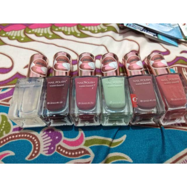 ORIGINAL MINISO NAIL POLISH WATER-BASED PEEL OFF