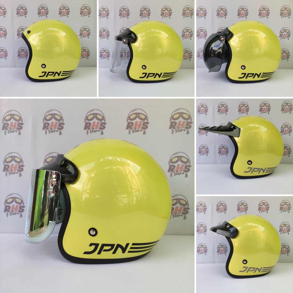 Helm JPN Bogo Arc Original - Kuning Lemon