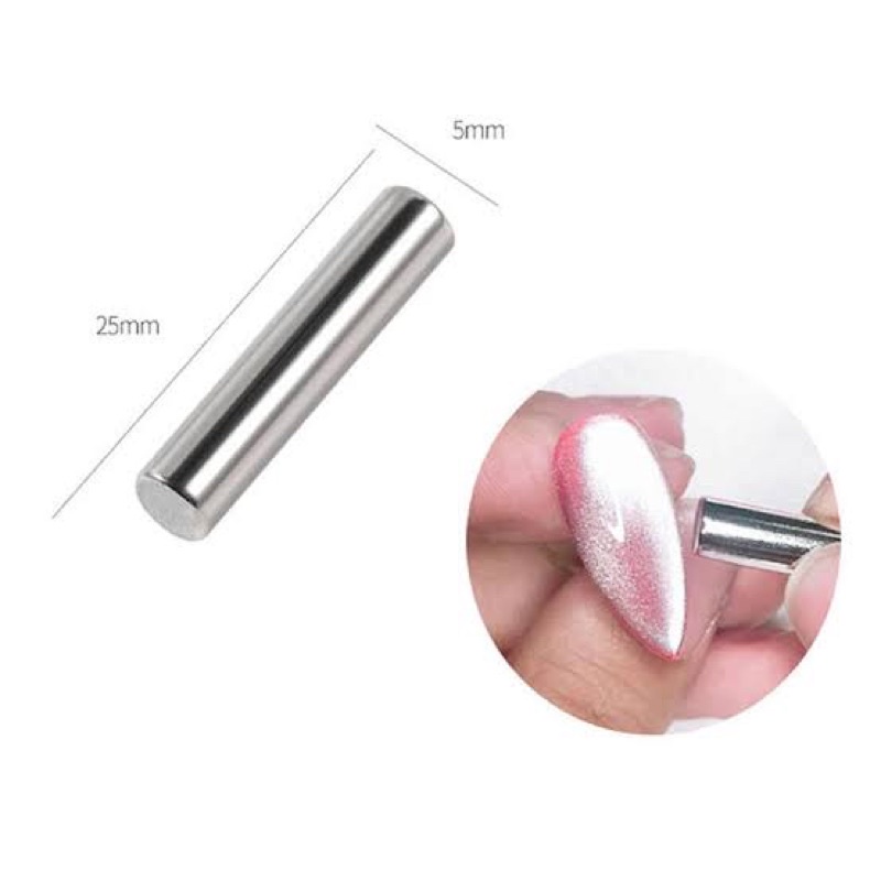 MAGNET BULAT CATEYE GEL POLISH SILINDER MAGNET CRYSTAL CAT KUTEK GEL