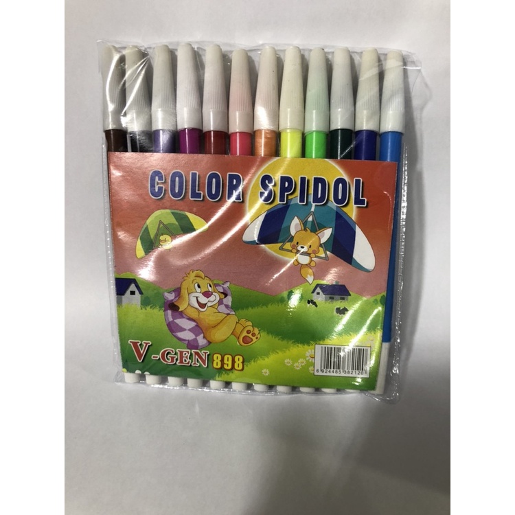 Spidol Warna Murah / Pensil Warna 12 Warna