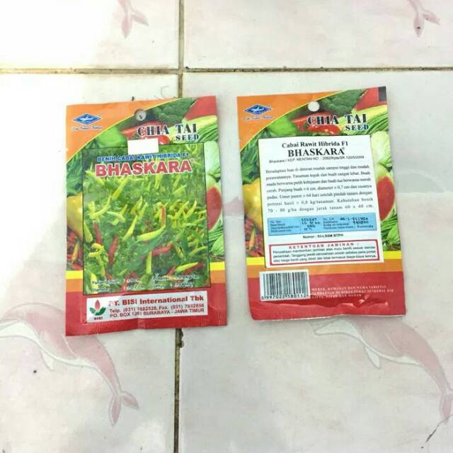 Bhaskara F1 volume 10gram benih cabe