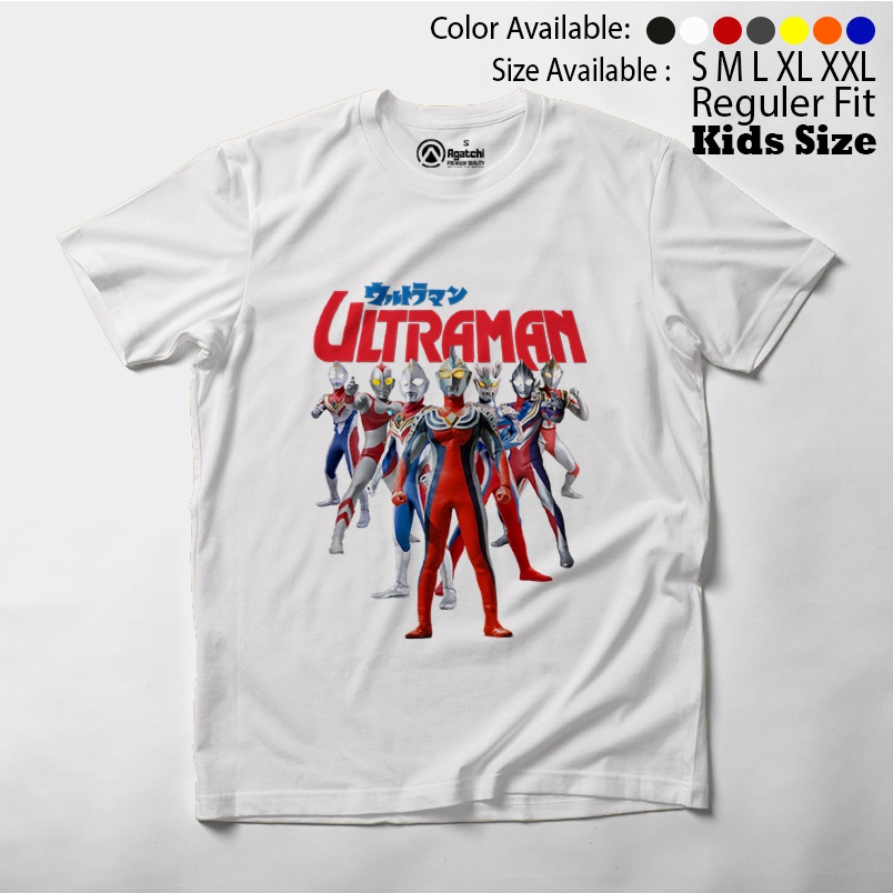 Baju Kaos Atasan Anak Laki-Laki Agatchi Motif Ultraman