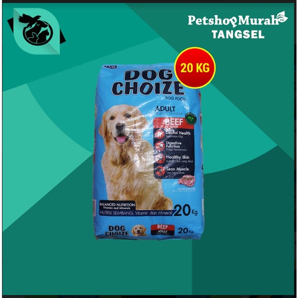 Makanan Anjing Dog Choize 20 kg Dog Food Karungan 20kg