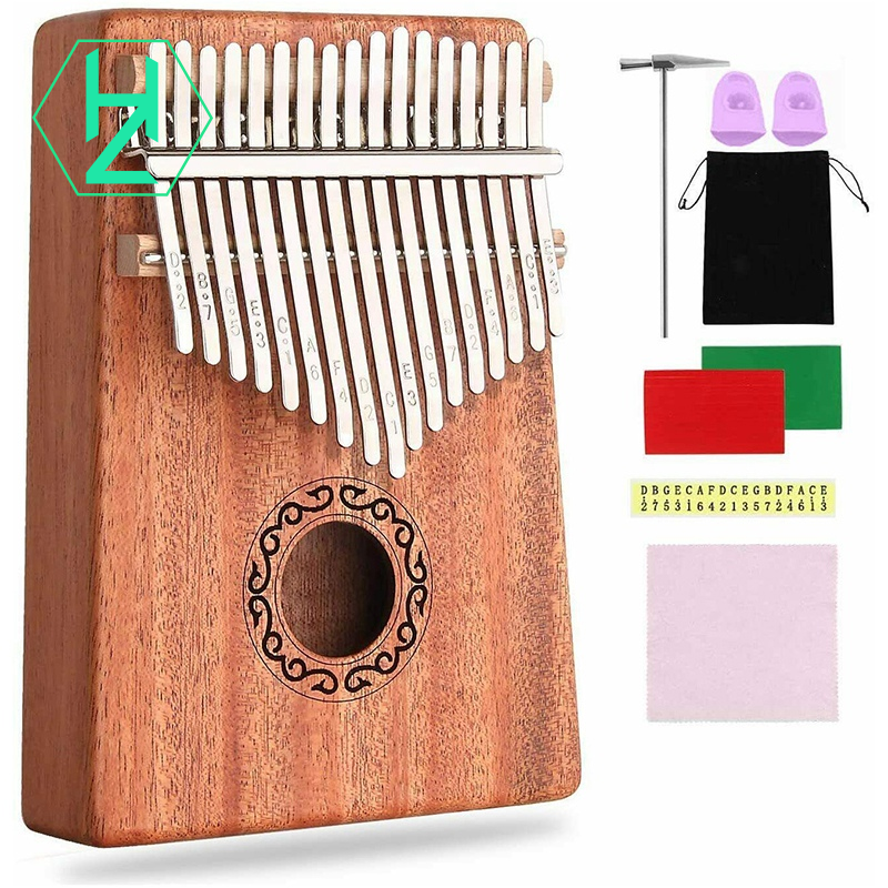 17 Key Kalimba Thumb Piano Finger Piano For Beginners Shopee Indonesia