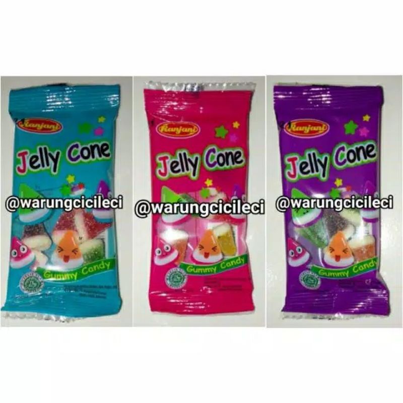 

permen jellly cone