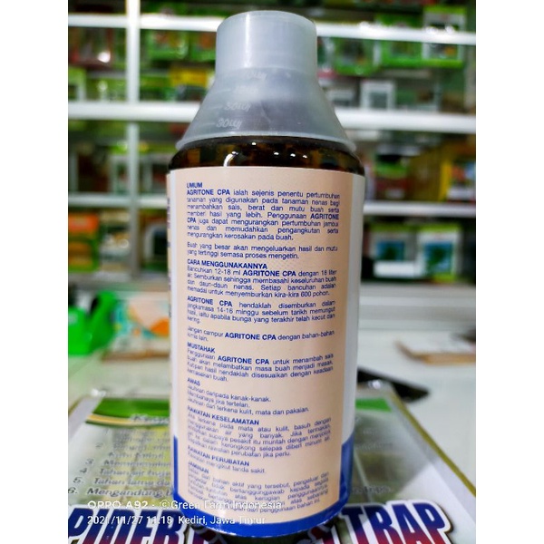 Agritone CPA 250ml Hormon Pembesar Nanas Original Malaysia Agriton Dopping Buah Nanas ZPT Super Untuk Nanas