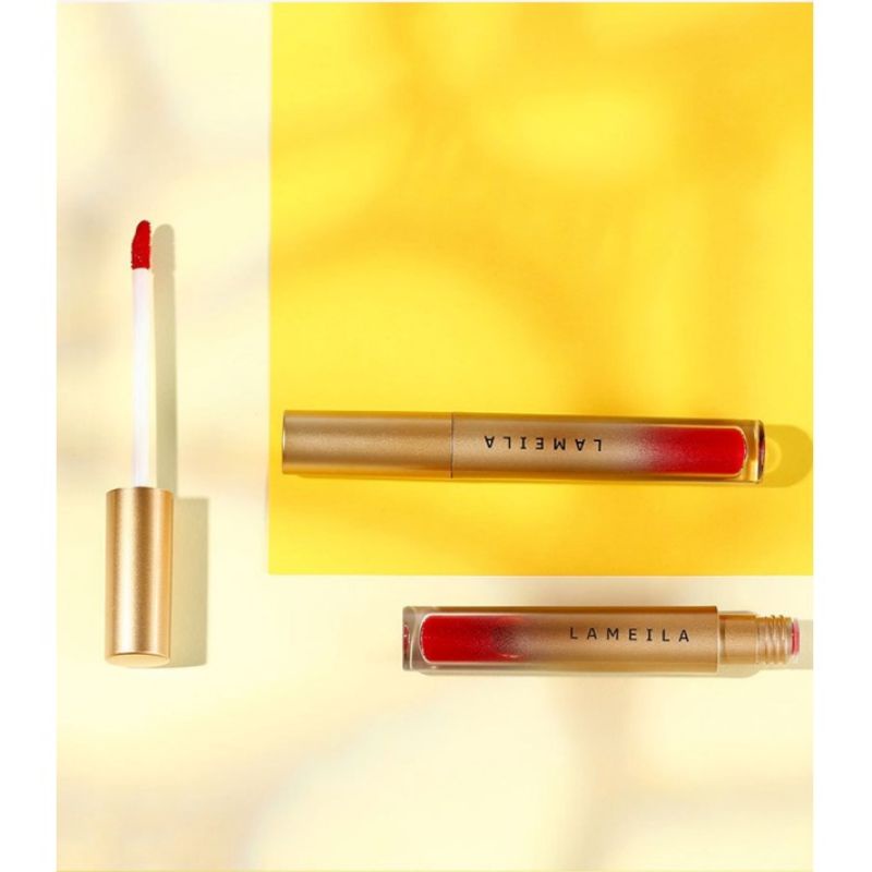 lameila Gold Silky Lipstik