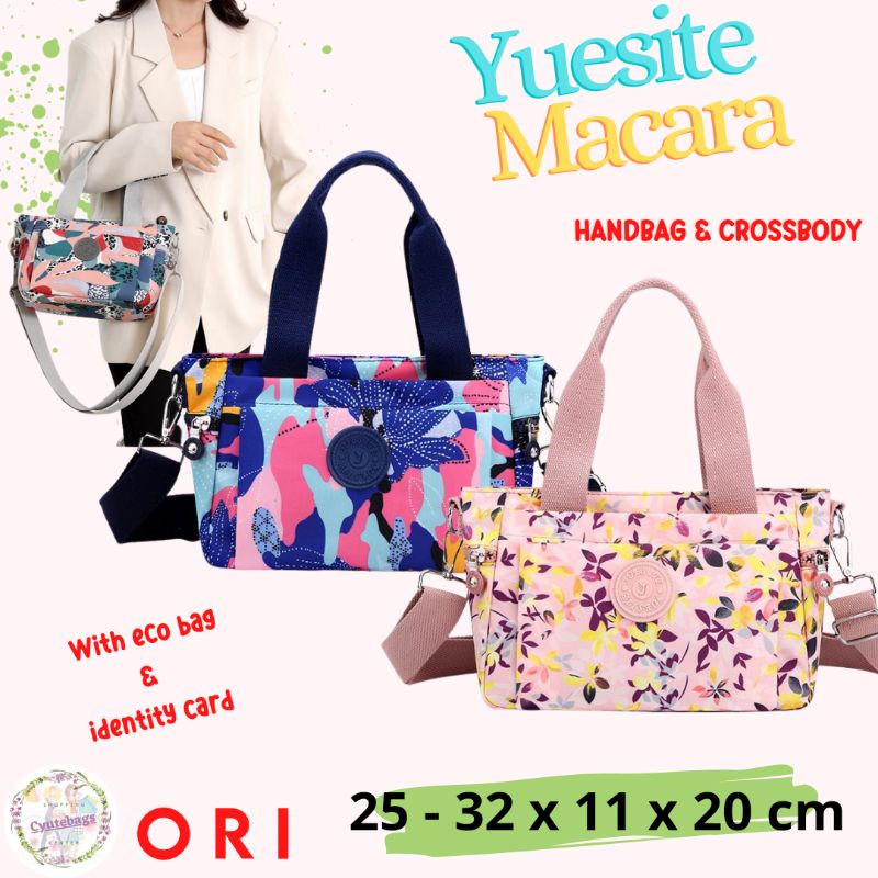 TAS WANITA TENTENG SELEMPANG YUESITE MACARA WATERPROOF ORIGINAL