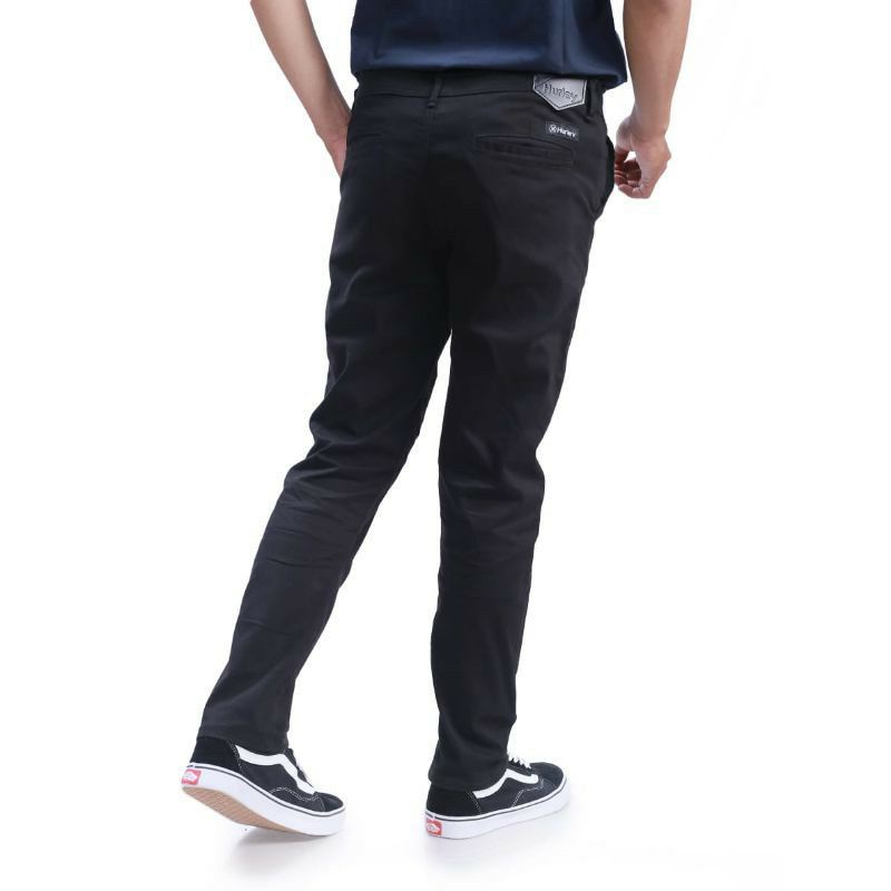 Celana Panjang Chino Pria KERJA HARIAN HITAM MOCCA ABU GREY KERAM CREAM Sz 27 - 38