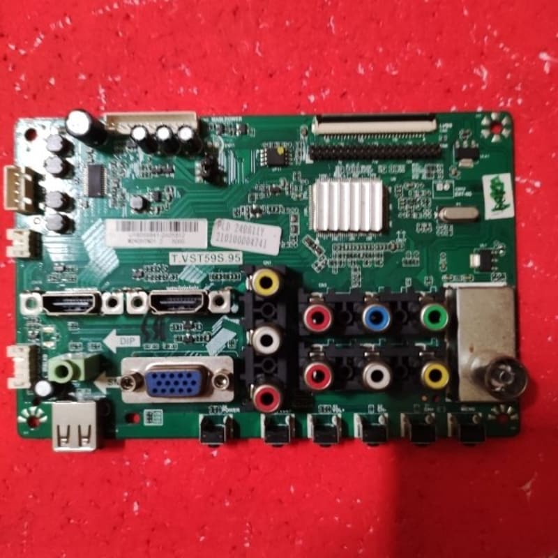 MB mainboard mesin tv led polytron PLD 24D811 Y - 24D811Y