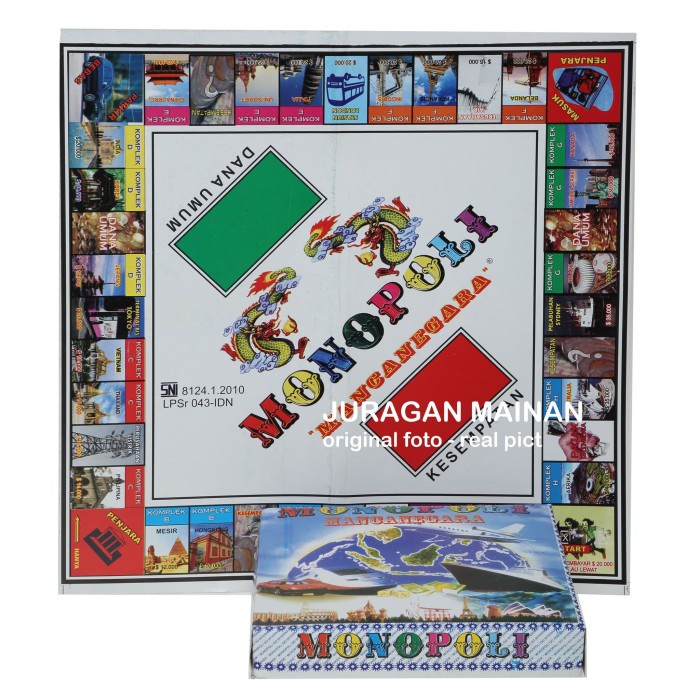 Game-Board- Mainan Monopoli Mancanegara -Board-Game.