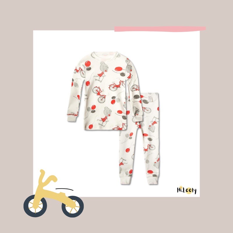 PIYAMA ANAK IMPORT FASHION ANAK PEREMPUAN BAJU TIDUR ANAK PEREMPUAN My Bicycle 100% KATUN PREMIUM