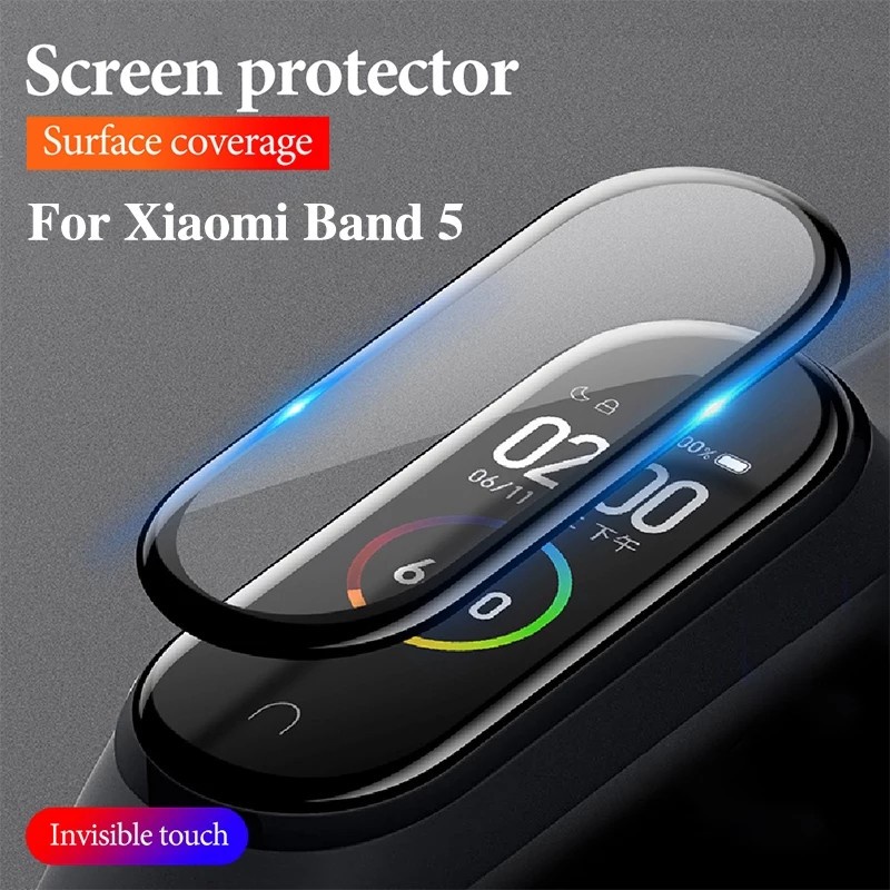 [PELINDUNG] ANTI GORES WATCH - SCREEN PROTECTOR CURVE 3D MI BAND MIBAND 5