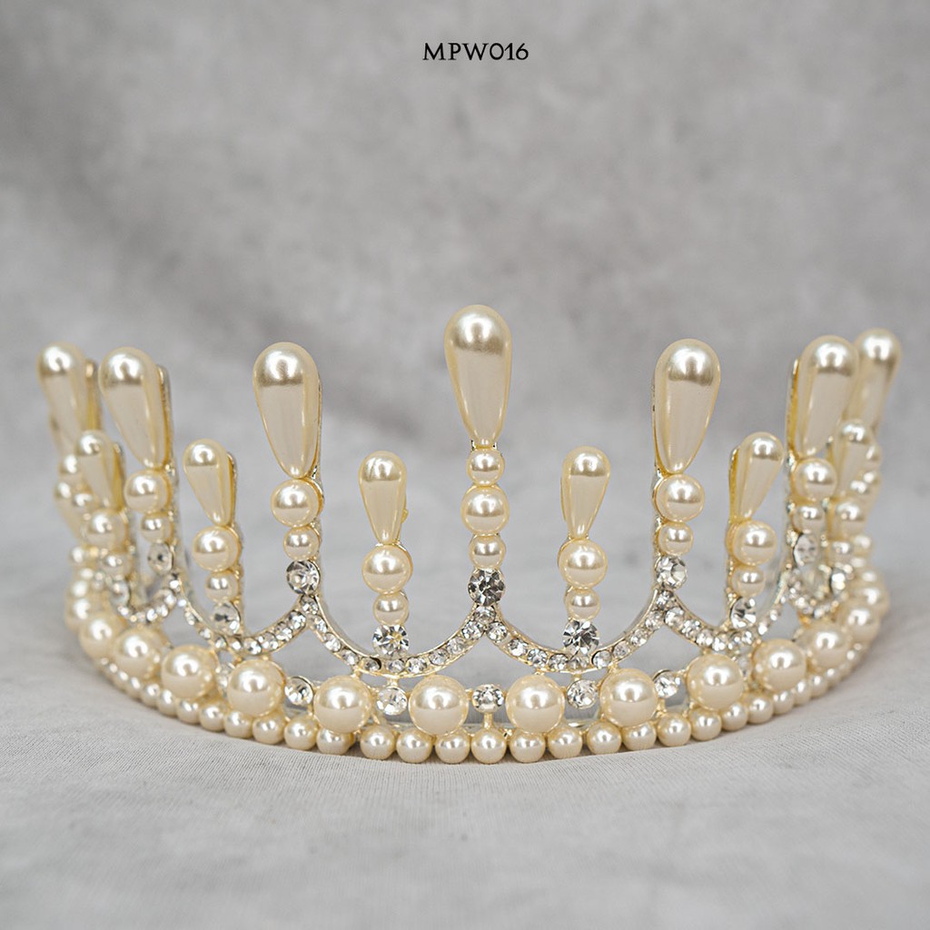 [TOKO TERPERCAYA] AKSESORIS SANGGUL PENGANTIN MAHKOTA BRIDAL HEADPIECE MPW016