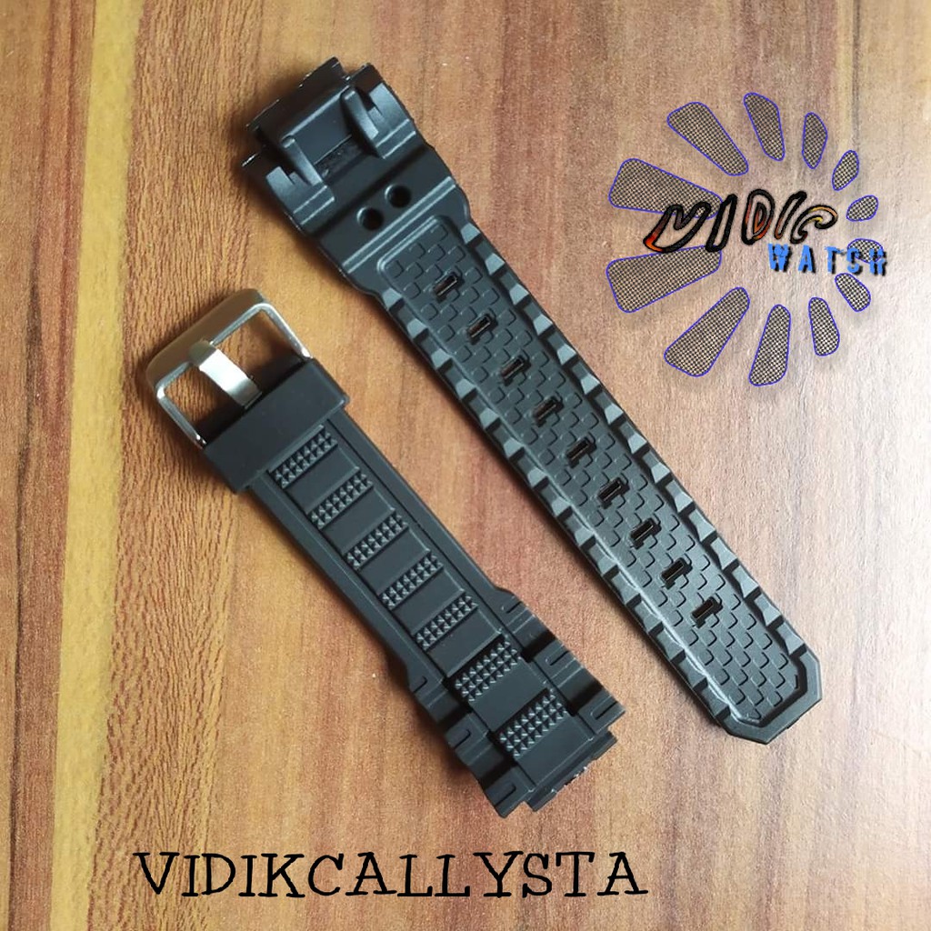 Tali jam tangan tali karet Rubber strap Jam QQ Q&amp;Q M146 M-146 M 146 Hitam