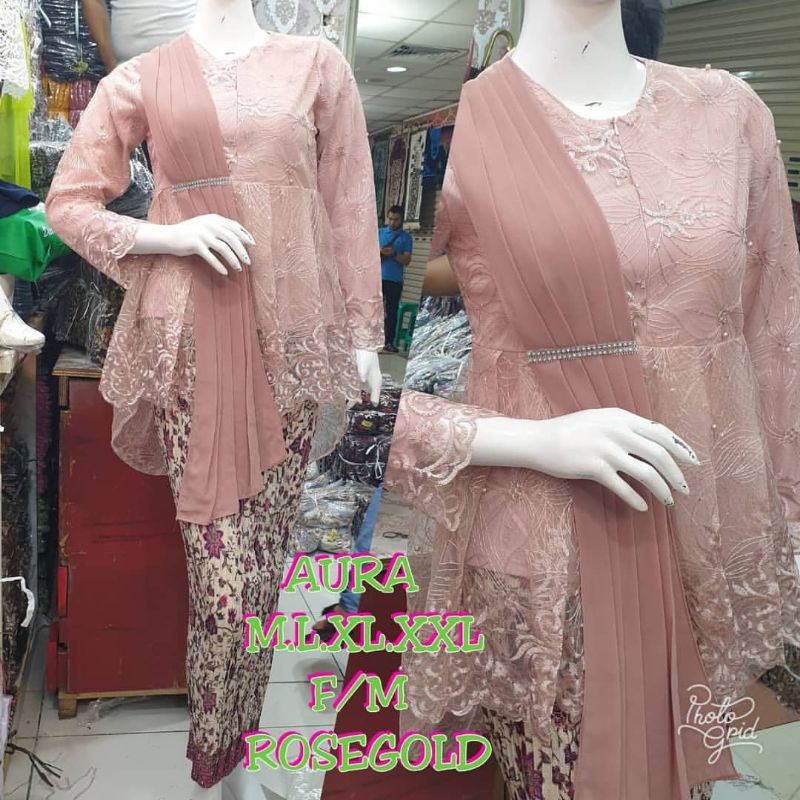 REAL PICT • SET KEBAYA SELENDANG FM NEW / KEBAYA JUMBO / KEBAYA OUTFIT MODERN-5
