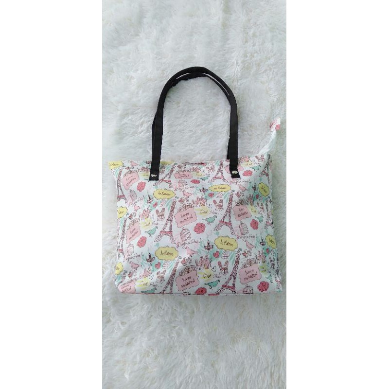 COD ) TAS TOTE BAG PARIS / Tas tote