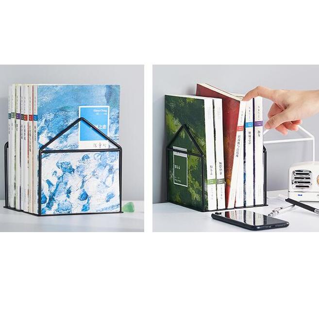 

[PROMO NCT82] Pembatas Buku Besi (Anti Karat) / Sekat Buku / House Bookshelf Bestseller