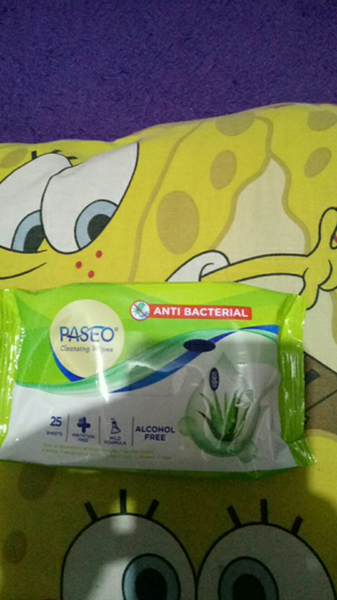 Tissue Paseo Anti Bakterial Hijau 1si 25 Lembar