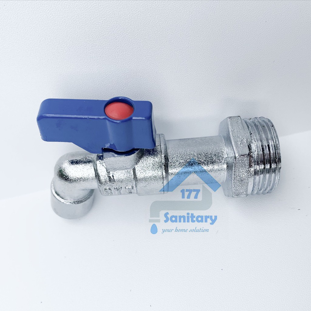 Kran Tembok MiNI 3/4 &amp; 1/2 inch SYT-keran air bola valve cebol kecil taman faucet small mungil