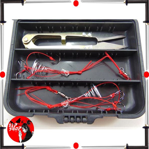 Box Kotak Perkakas Kail Pancing Waterproof Case- Black