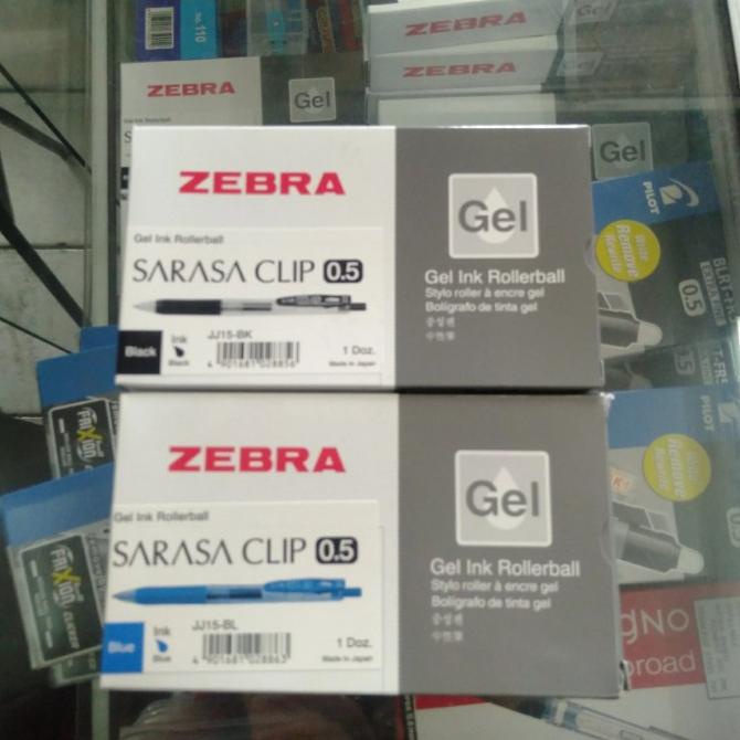 

Pulpen Gel Sarasa Clip 0.5 / Pack. - Hitam ---Terbaru---