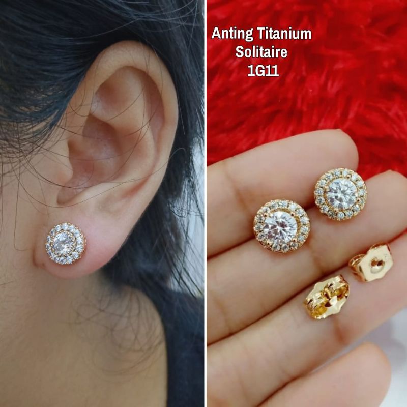 Anting Giwang Wanita Berlian Imitasi Blink Fashionanable