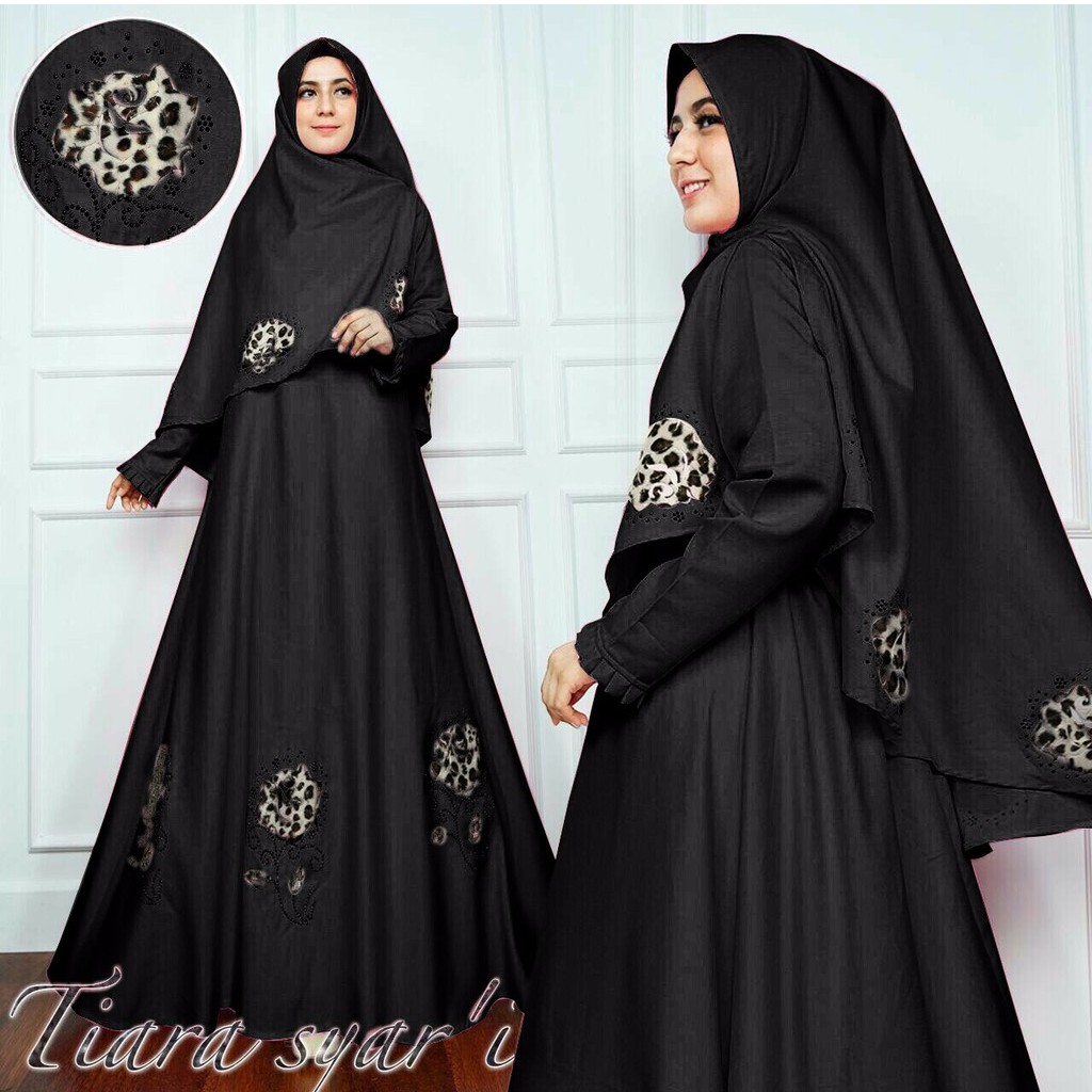 HOPYLOVY - Gamis Wanita Mote Syari Tiara