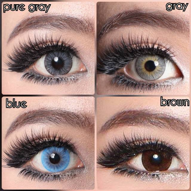 Softlens Avenue FX Soft Lens Warna  Pure Gray  Light  Grey  