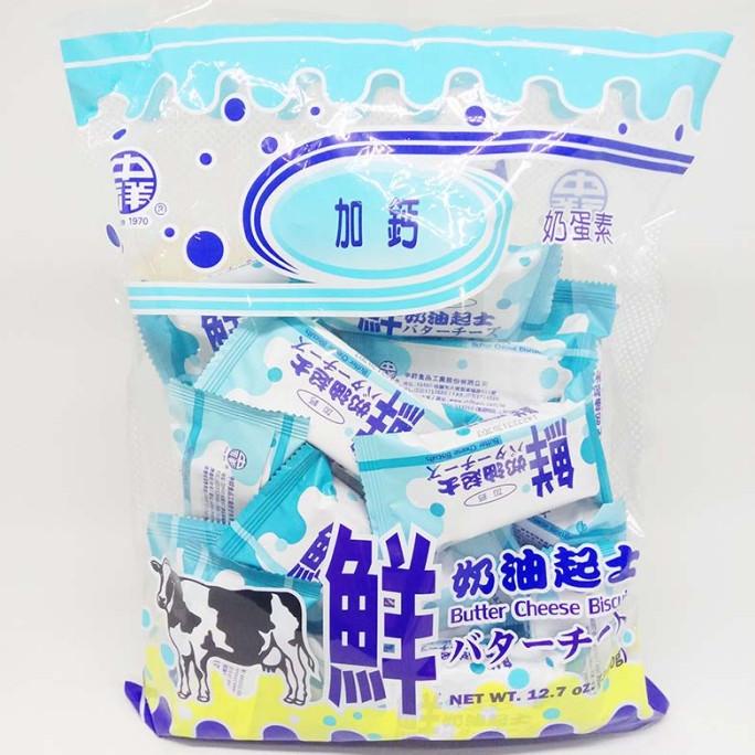 

{{{{}}] CHUNG HSIANG BUTTER CHEESE BISCUIT BAG 360 G