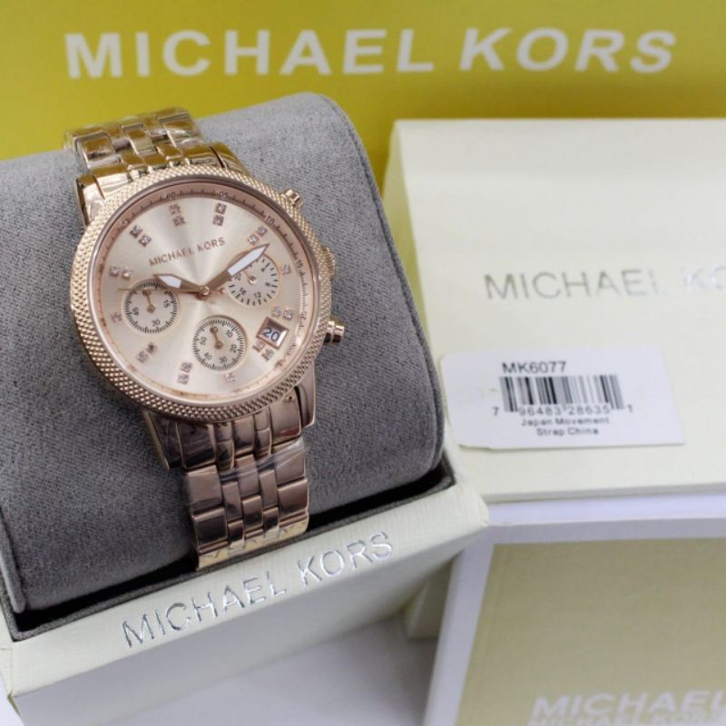 jam tangan fashion wanita Michael Kors MK6077 Original