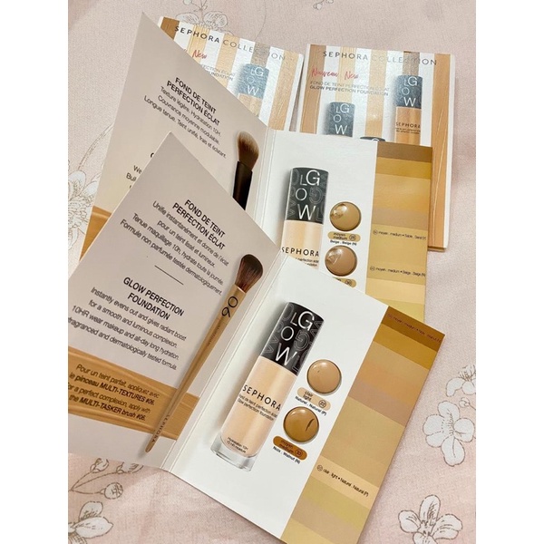 Sephora Collection Glow Perfection Foundation Sample Card