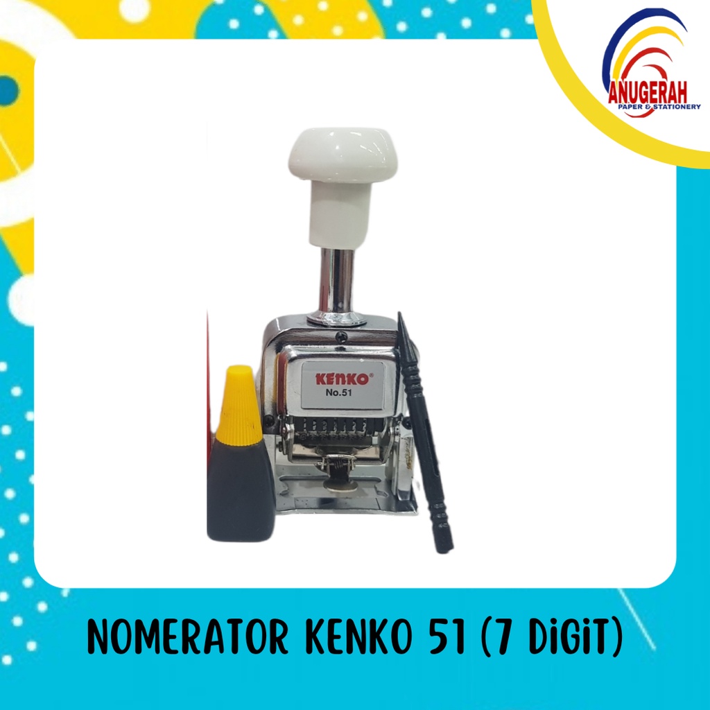 

Nomerator Kenko 51 (7 Digit) (PCS)